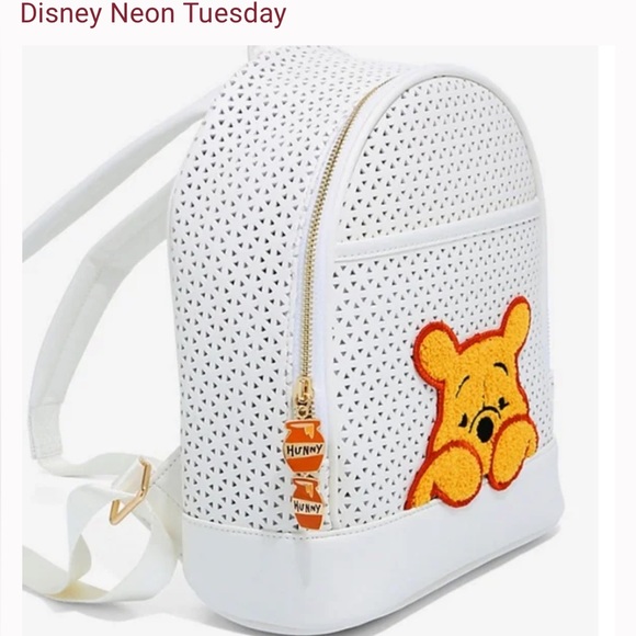 NWT Winnie the Pooh perforated backpack - Picture 2 of 7